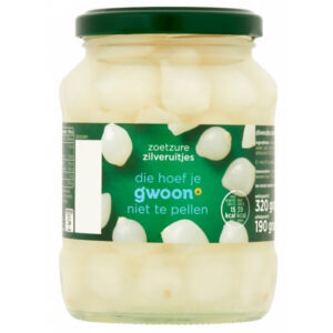 G'woon Zilveruitjes Zoetzuur 370 Ml