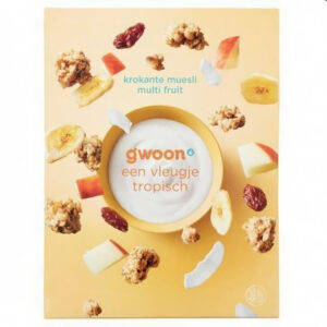 G'woon Krokante Muesli Multi Fruit XXL 900 Gr