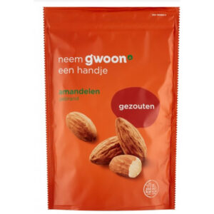 G'woon Amandelen Gezouten 150 Gr