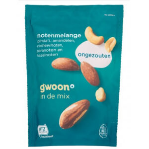 G'woon Notenmelange Ongezouten 200 Gr