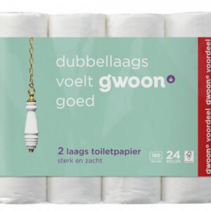G'woon Toiletpapier 24 Rollen 2-Laags