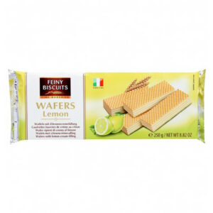 Feiny Biscuits Wafers with Lemon Cream Filling 250 Gr