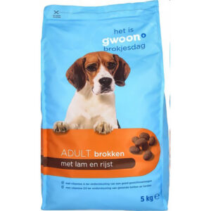 G'woon Adult Dog Lam en Rijst 5 Kg