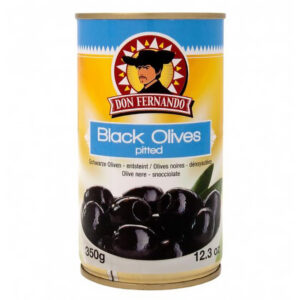 Don Fernando Zwarte Olijven Ontpit   350 Gr