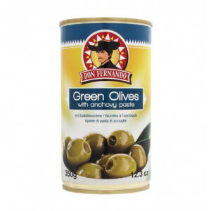 Don Fernando Groene Olijven Gevuld Ansjovispasta  350 GR
