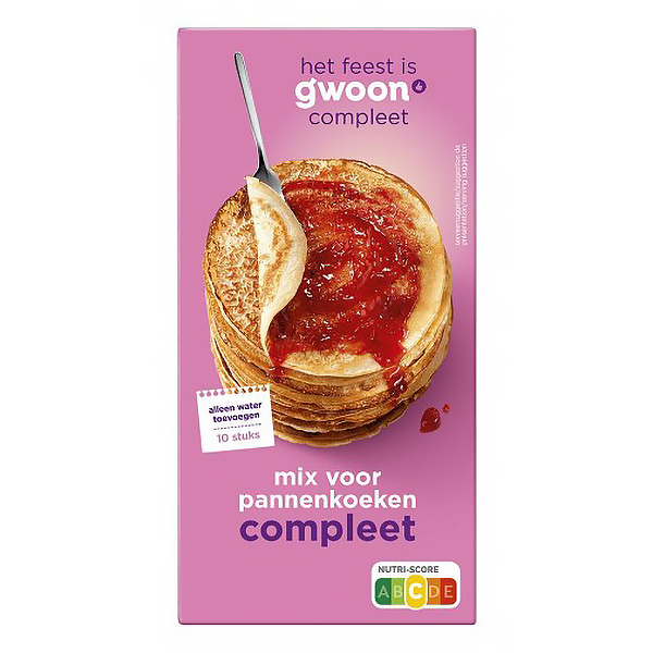 G'woon Mix Voor Pannenkoeken Compleet 400 Gr