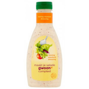 G'woon Sladressing Honing Mosterd  450 Ml