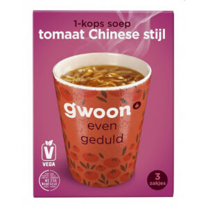 G'woon 1-Kopssoep Chinese Tomaat  3 St