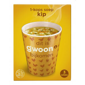 G'woon 1-Kopssoep Kip  3 St