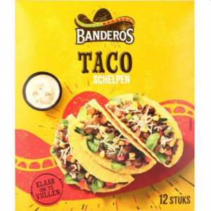 Banderos Taco Schelpen  12 St