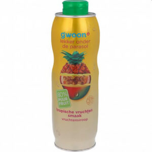 G'woon Siroop Tropical 80proc Fruit  750 Ml