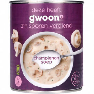 G'woon Champignonsoep Blik  800 Ml