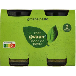 G'woon Groene Pesto 2X90Gr  2 St