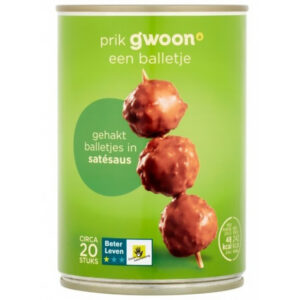 G'woon Gehaktbal In Sate  420 Gr