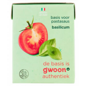G'woon Pastasaus Basilicum  390 Gr
