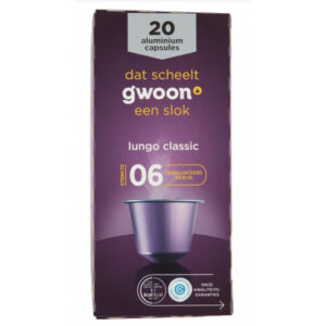 G'woon Cups Lungo Classic  20 St