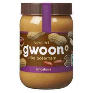 G'woon Pindakaas Naturel 600 Gr
